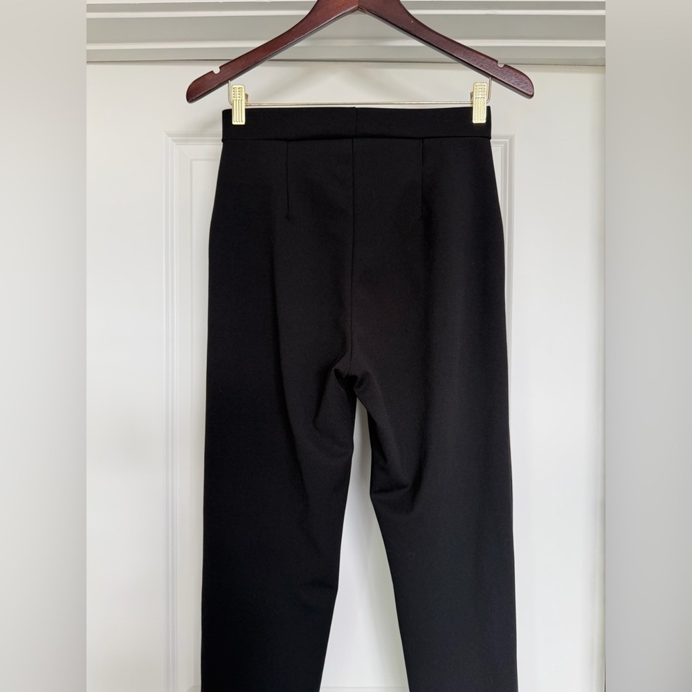 Women’s Black Tailored Ankle-Crop Dress Pants Slant Pockets Size M Work Office - Picture 7 of 8